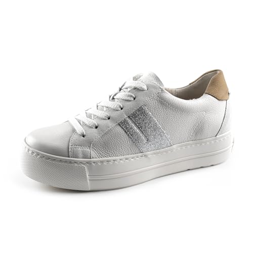 Paul Green Damen SUPER Soft Pauls, Frauen Low-Top Sneaker,Strassenschuhe,Sportschuhe,Freizeitschuhe,Turnschuhe,Laufschuhe,Weiß (Ivory/Ice),40 EU / 6.5 UK von Paul Green