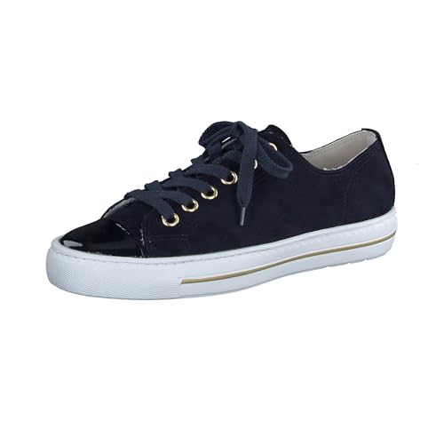 Paul Green Damen SUPER Soft Pauls, Frauen Low-Top Sneaker,schnürschuhe,schnürer,Plateausohle,Halbschuhe,straßenschuhe,Blau (Ocean/BLAU),38.5 EU / 5.5 UK von Paul Green