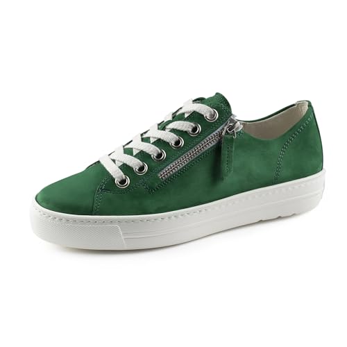 Paul Green Damen SUPER Soft Pauls, Frauen Low-Top Sneaker,schnürschuhe,schnürer,Plateausohle,Halbschuhe,straßenschuhe,Grün (Green),38 EU / 5 UK von Paul Green