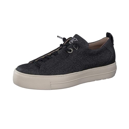 Paul Green Damen SUPER Soft Pauls, Frauen Low-Top Sneaker,schnürschuhe,schnürer,Plateausohle,Halbschuhe,straßenschuhe,Schwarz (Black),38.5 EU / 5.5 UK von Paul Green