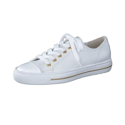 Paul Green Damen SUPER Soft Pauls, Frauen Low-Top Sneaker,schnürschuhe,schnürer,Plateausohle,Halbschuhe,straßenschuhe,Weiß (White),37.5 EU / 4.5 UK von Paul Green