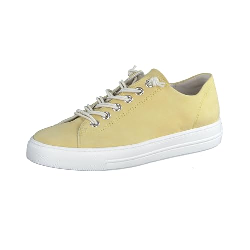 Paul Green Damen SUPER Soft Pauls mit Relax-Weite, Frauen Low-Top Sneaker,Wechselfußbett,Freizeitschuhe,Turnschuhe,Gelb (Sorbet),37.5 EU / 4.5 UK von Paul Green