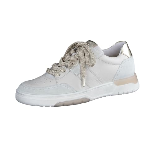 Paul Green Damen SUPER Soft Pauls mit Relax-Weite, Frauen Low-Top Sneaker,straßenschuhe,Strassenschuhe,Sportschuhe,Hellgrau (Ice/Ivory),37 EU / 4 UK von Paul Green