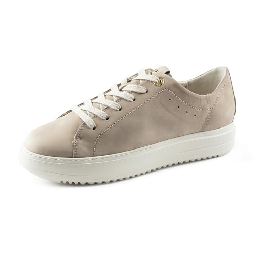 Paul Green Damen SUPER Soft Pauls mit Wechselfußbett, Frauen Low-Top Sneaker,Wechselfußbett,Halbschuhe,straßenschuhe,Beige (Antelope),40.5 EU / 7 UK von Paul Green