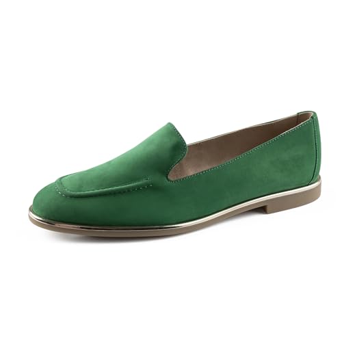 Paul Green Damen SUPER Soft Slipper, Frauen Slip On,Businessschuhe,Slip-ons,Mokassins,Halbschuhe,Slides,Schlupfschuhe,Loafer,Grün (Green),40 EU / 6.5 UK von Paul Green