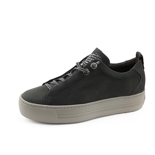 Paul Green Damen Pauls, Frauen Low-Top Sneaker,Laufschuhe,schnürschuhe,schnürer,Plateausohle,Halbschuhe,straßenschuhe,Grau (Iron),38 EU / 5 UK von Paul Green