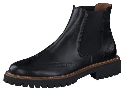 Paul Green Damen Chelsea-Stiefelette, Frauen Chelsea Boots,kurzstiefel,uebergangsschuhe,uebergangsstiefel,schlupfstiefel,Schwarz (BLACK),38 EU / 5 UK von Paul Green