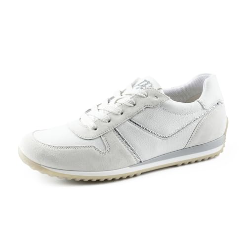 Paul Green Damen SUPER Soft Sneaker mit Wechselfußbett, Frauen Low-Top Sneaker,Wechselfußbett,Turnschuhe,Laufschuhe,Weiß (Ice/White),41 EU / 7.5 UK von Paul Green