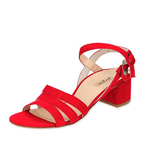 Paul Green Damen Sandaletten Sandale 7075-022 rot 470271 von Paul Green