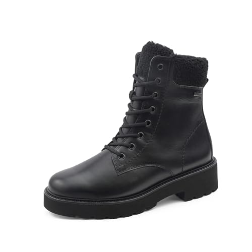 Paul Green Damen Schnürstiefelette mit Gore-Tex, Frauen Schnürstiefeletten,Warm gefüttert,uebergangsstiefel,Boots,Schwarz (Black),38.5 EU / 5.5 UK von Paul Green