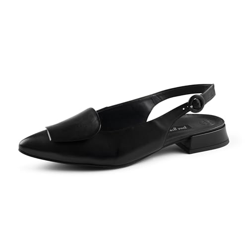 Paul Green Damen, Frauen Sling Ballerinas,Slip-ons,Slingback,schließe,Ballerinen,Pumps,Halbschuhe,Sommerschuhe,Slipper,Schwarz (JA),37 EU / 4 UK von Paul Green