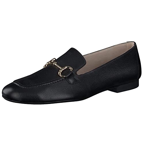 Paul Green Damen Slipper | Frauen Slip On | Weite: E (Normal) | College Schuhe | Businessschuhe | Slip-ons | Mokassins,Schwarz (Black),39 EU / 6 UK von Paul Green