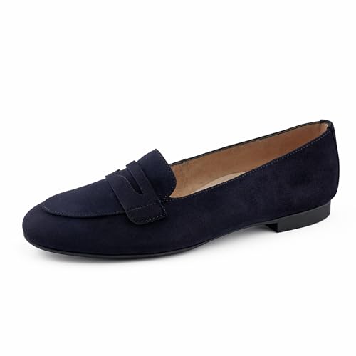 Paul Green Damen, Frauen Slipper,College Schuhe,Businessschuhe,Anzugschuhe,elegant,Office,büro,Freizeit,Mokassins,Slip-ons,Blau (JA),37 EU / 4 UK von Paul Green