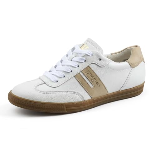 Paul Green Damen Sneaker, Frauen Low-Top Sneaker,straßenschuhe,Strassenschuhe,Sportschuhe,Freizeitschuhe,Turnschuhe,Weiß (White/Sabbia),40 EU / 6.5 UK von Paul Green