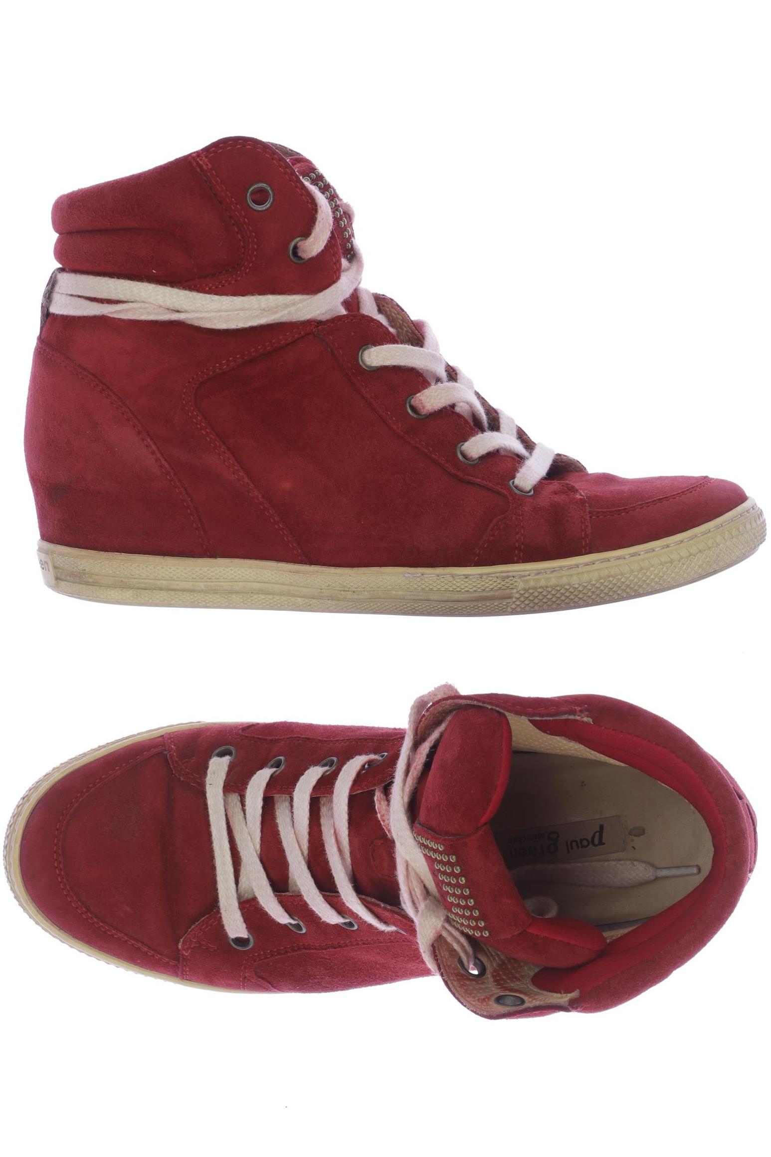 Paul Green Damen Sneakers, rot, Gr. 3.5 von Paul Green