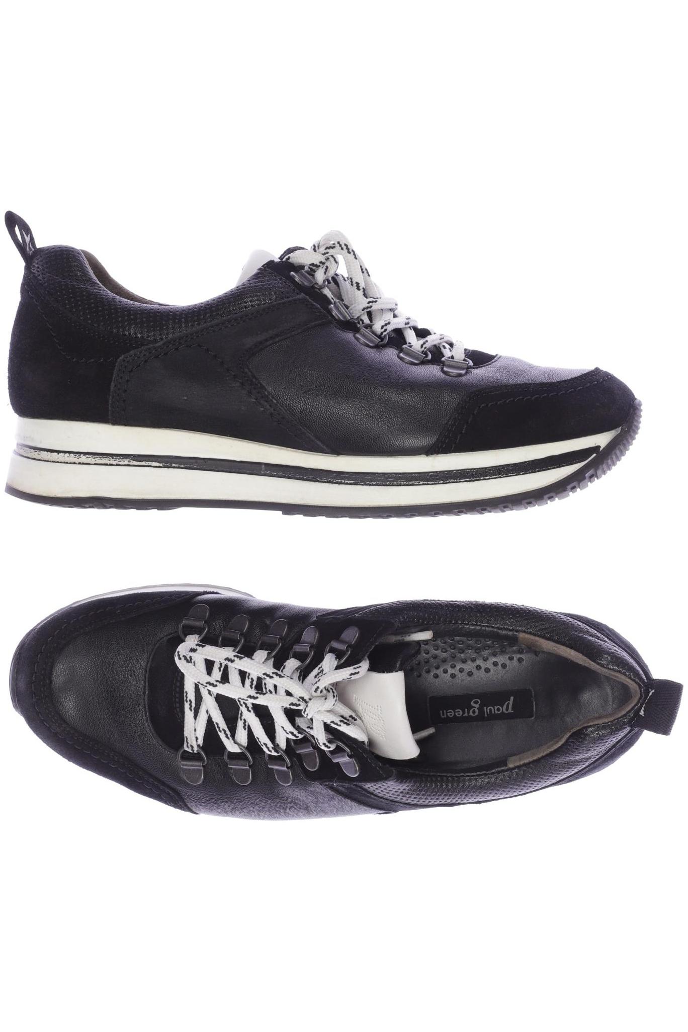Paul Green Damen Sneakers, schwarz, Gr. 4.5 von Paul Green