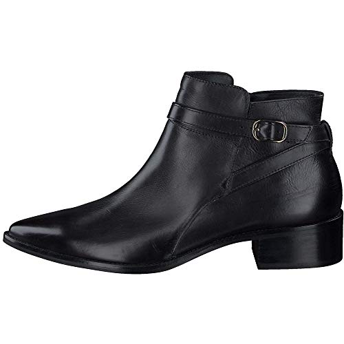 Paul Green Damen Stiefelette, Frauen Ankle Boots, knöchelhoch reißverschluss weiblich lady ladies feminin elegant women's,Schwarz,5 UK / 38 EU von Paul Green