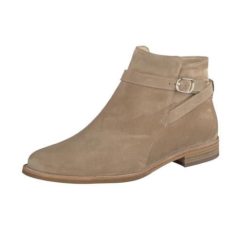 Paul Green Damen Stiefelette, Frauen Ankle Boots,knöchelhoch,reißverschluss,stiefel,bootee,booties,halbstiefel,kurzstiefel,Beige (GRAIN),40.5 EU / 7 UK von Paul Green