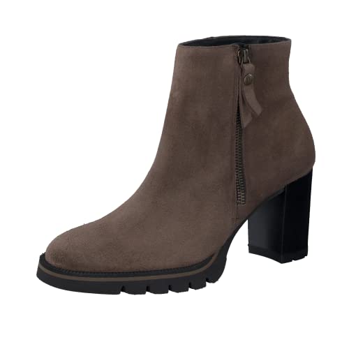 Paul Green Damen Stiefelette, Frauen Ankle Boots,Kurzstiefel,uebergangsschuhe,uebergangsstiefel,reißverschluss,Stiefel,Braun (Earth),40.5 EU / 7 UK von Paul Green