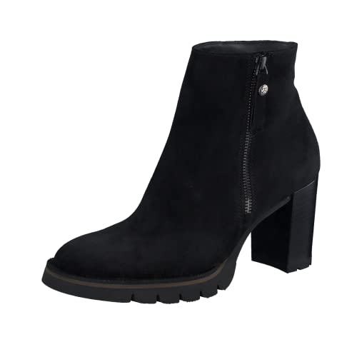 Paul Green Damen Stiefelette, Frauen Ankle Boots,uebergangsschuhe,uebergangsstiefel,reißverschluss,stiefel,bootee,booties,Schwarz (BLACK),38 EU / 5 UK von Paul Green