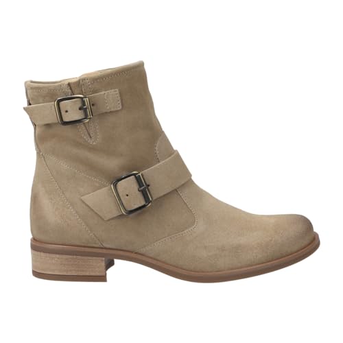 Paul Green Damen Stiefelette, Frauen Biker Boots,flach,stiefel,bootee,booties,halbstiefel,kurzstiefel,uebergangsschuhe,Beige (GRAIN),38 EU / 5 UK von Paul Green