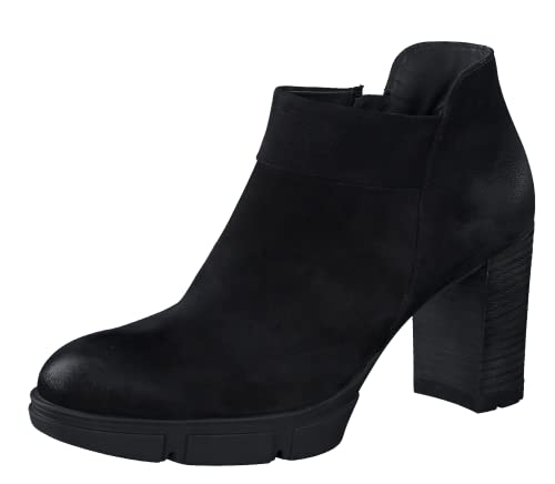 Paul Green Damen Stiefelette, Frauen Ankle Boots,reißverschluss,bootee,booties,halbstiefel,kurzstiefel,uebergangsschuhe,Schwarz (SCHWARZ),39 EU / 6 UK von Paul Green