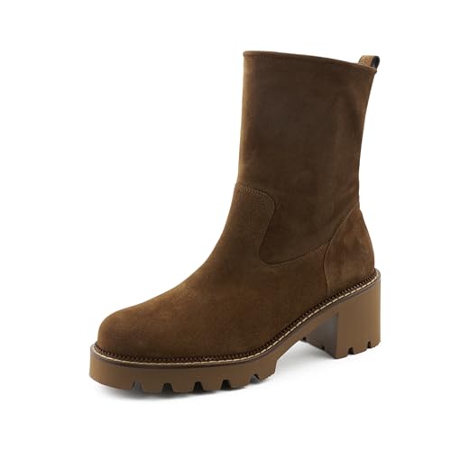 Paul Green Damen Stiefelette, Frauen Klassische Stiefeletten,reißverschluss,Stiefel,Bootee,Booties,halbstiefel,Mittelbraun (Toffee),37.5 EU / 4.5 UK von Paul Green