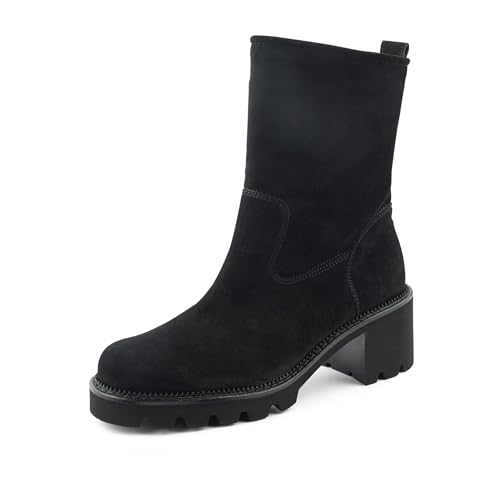 Paul Green Damen Stiefelette, Frauen Klassische Stiefeletten,uebergangsschuhe,uebergangsstiefel,reißverschluss,Boots,Schwarz (Black),40 EU / 6.5 UK von Paul Green