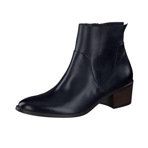 Paul Green Damen Stiefelette | Frauen Ankle Boots | uebergangsschuhe | uebergangsstiefel | knöchelhoch | reißverschluss | Dunkelblau (Ocean) | 37.5 EU / 4.5 UK von Paul Green