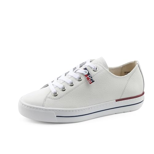 Paul Green Damen, Frauen Low-Top Sneaker,schnürer,Plateausohle,Halbschuhe,straßenschuhe,Strassenschuhe,Sportschuhe,Weiß (JA),37.5 EU / 4.5 UK von Paul Green