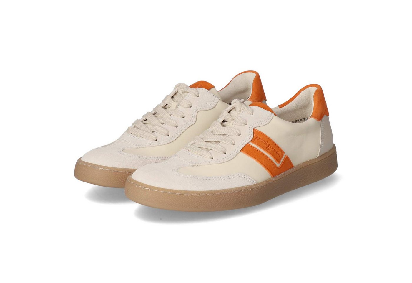 Paul Green Paul Green 5437-01 Damen Leder beige Schnürschuh von Paul Green