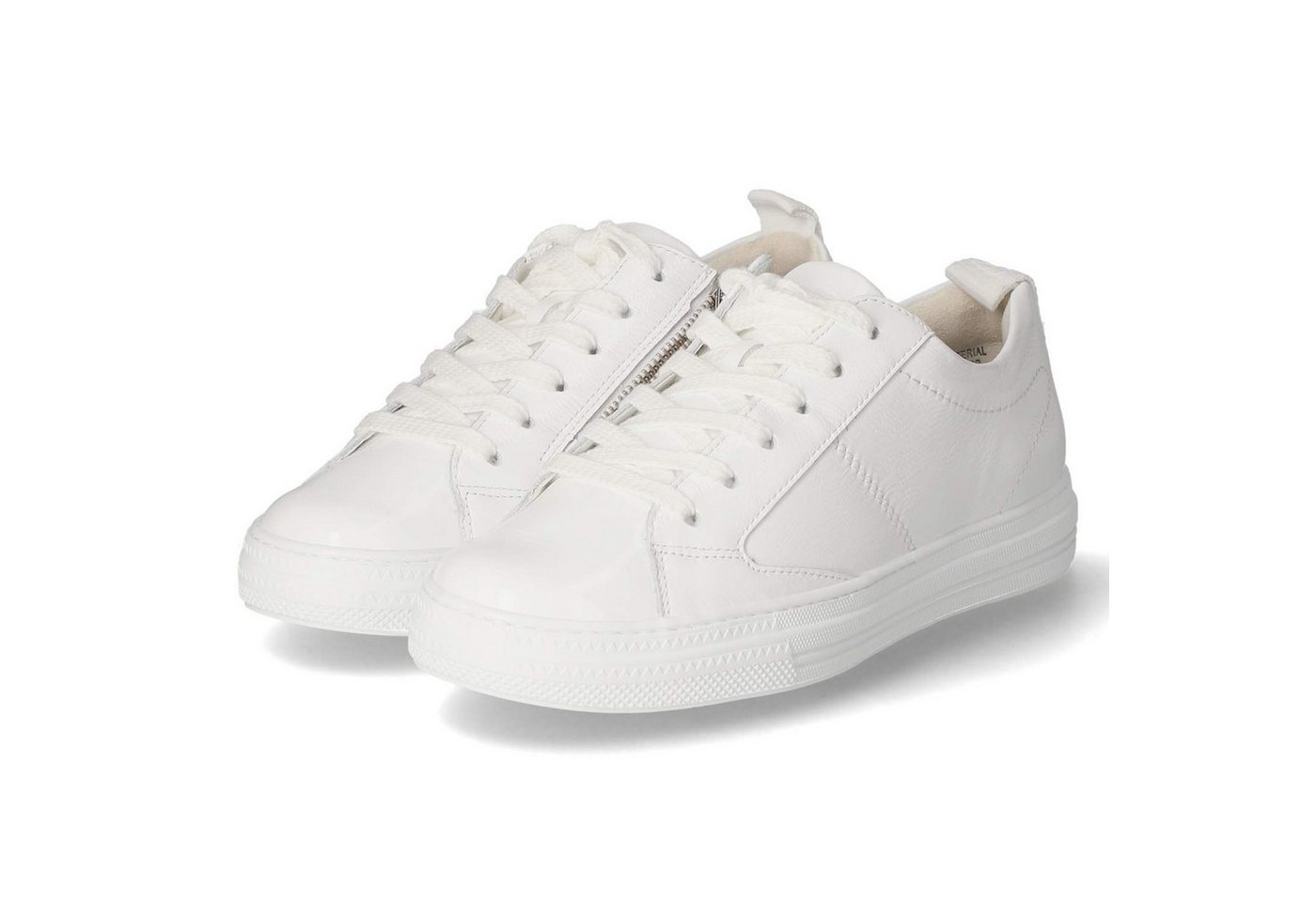 Paul Green Paul Green 5416-05 Damen Lackleder weiss Schnürschuh von Paul Green