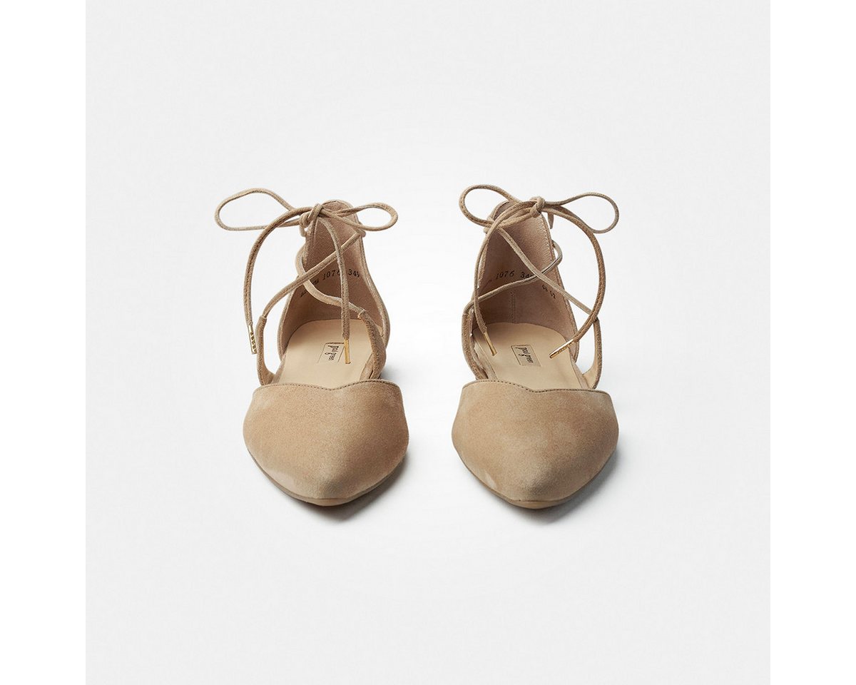 Paul Green Paul Green 1076-025, Ballerina in Beige für Damen Ballerina Paul Green Paul Green 1076-025, Ballerina in Beige für Damen Ballerina von Paul Green