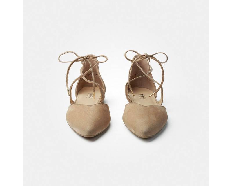 Paul Green Paul Green 1076-025, Ballerina in Beige für Damen Ballerina von Paul Green