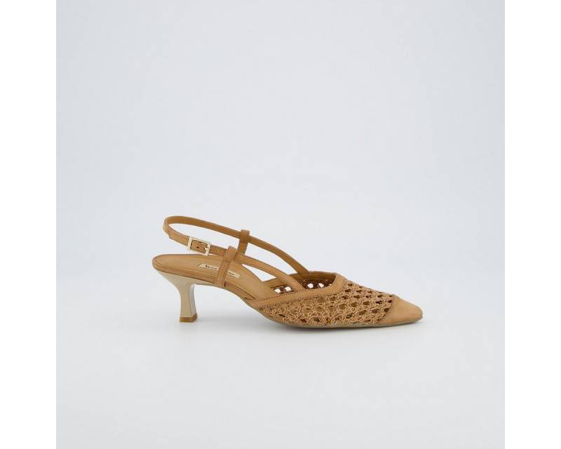 Paul Green Paul Green 6144-017, Peeptoes & Slingpumps, Braun, Damen Peeptoepumps von Paul Green