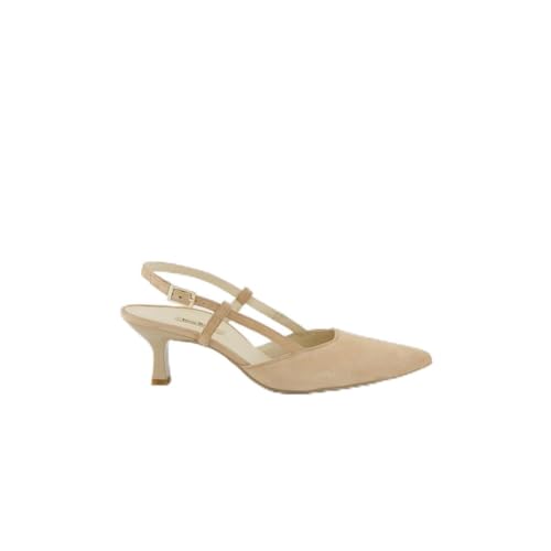 Paul Green Peeptoes & Slingpumps 7992-107, Rauleder, Beige, Damen EU 4,5/37,5 von Paul Green