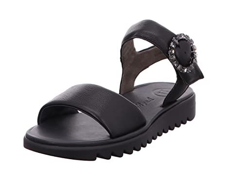 Paul Green Sandalette 6006-033, Glattleder, Schwarz, Damen EU 5/38 von Paul Green