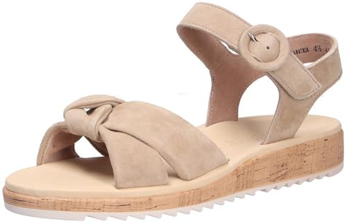 Paul Green Sandalette 6105-005, Rauleder, Beige, Damen EU 8,5/42,5 von Paul Green