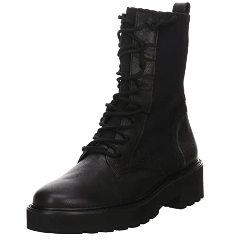Paul Green Schnürboots Leder-/Textilkombination Uni schwarz geschnürt Stretch reißverschluss Paul Green Schnürboots Leder-/Textilkombination Uni schwarz geschnürt Stretch reißverschluss von Paul Green