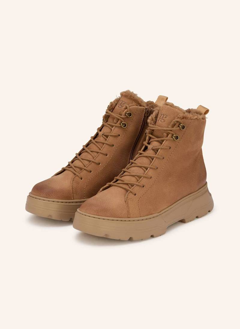 Paul Green Schnürboots braun von Paul Green