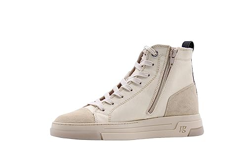 Paul Green Damen Sneaker Schuhe High-Top Sneaker Leder-/Textilkombination Sport Halbschuhe Uni Damen Schuhe von Paul Green