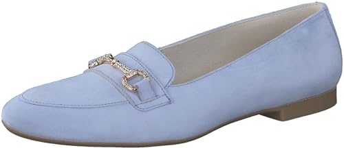 Paul Green Slipper & Mokassin 1057-015, Rauleder, Blau, Damen EU 6/39 von Paul Green