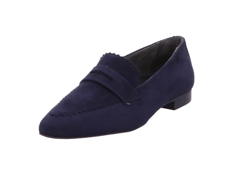 Paul Green Slipper & Mokassin 1132-017, Rauleder, Blau, Damen EU 6,5/40 von Paul Green