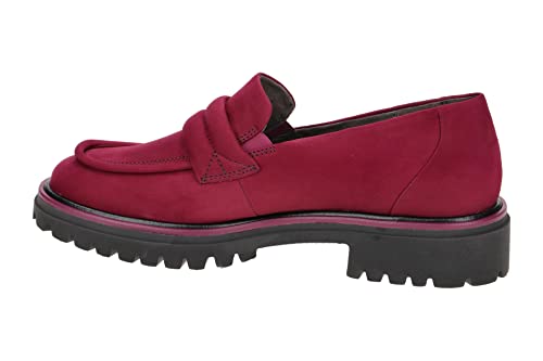 Paul Green Slipper & Mokassin 2957-052, Rauleder, Rot, Damen EU 6/39, 39 EU von Paul Green