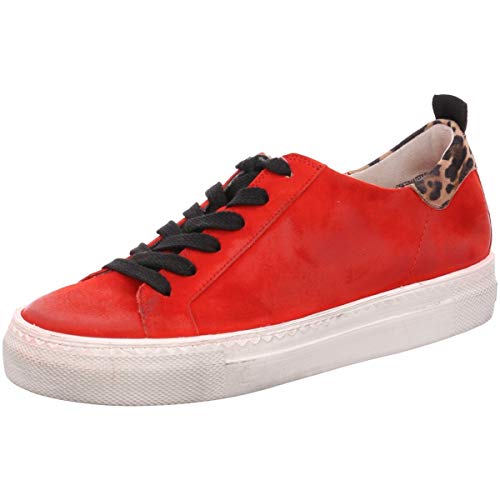 Paul Green Sneaker 4748-044, Rauleder, Rot, Damen EU 6/39 von Paul Green