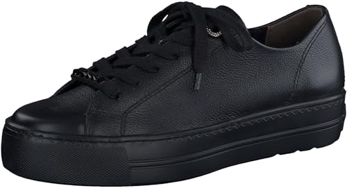 Paul Green Damen Pauls, Frauen Low-Top Sneaker,Sportschuhe,Freizeitschuhe,Turnschuhe,Laufschuhe,schnürschuhe,schnürer,Schwarz (Black),42 EU / 8 UK von Paul Green