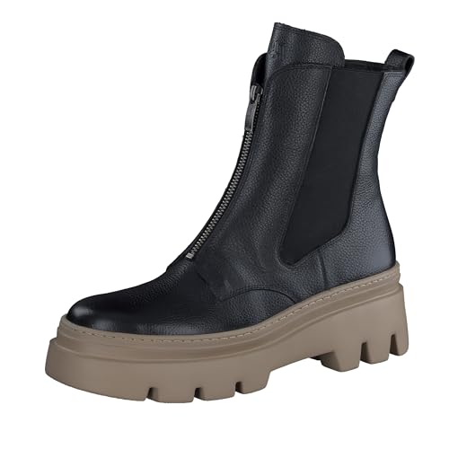 Paul Green Damen Chelsea-Boots, Frauen Chelsea Boots,uebergangsschuhe,uebergangsstiefel,Schlupfstiefel,flach,Stiefel,Schwarz (Black),38.5 EU / 5.5 UK von Paul Green