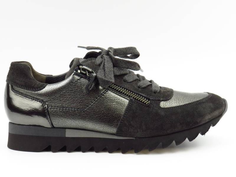 Paul Green Velour/Met. anth. Schnürschuh von Paul Green