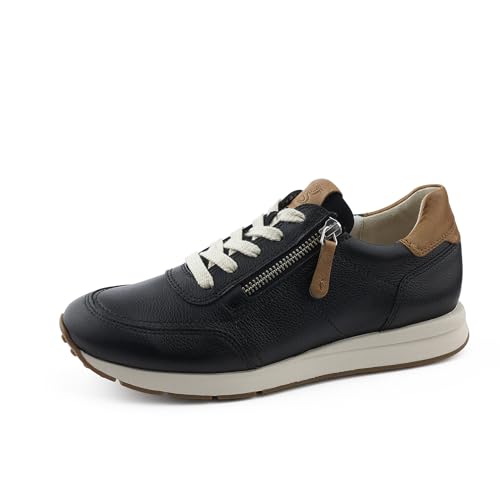 Paul Green Damen, Frauen Low-Top Sneaker,Strassenschuhe,Sportschuhe,Freizeitschuhe,Turnschuhe,Laufschuhe,schnürschuhe,Schwarz (JA),37.5 EU / 4.5 UK von Paul Green