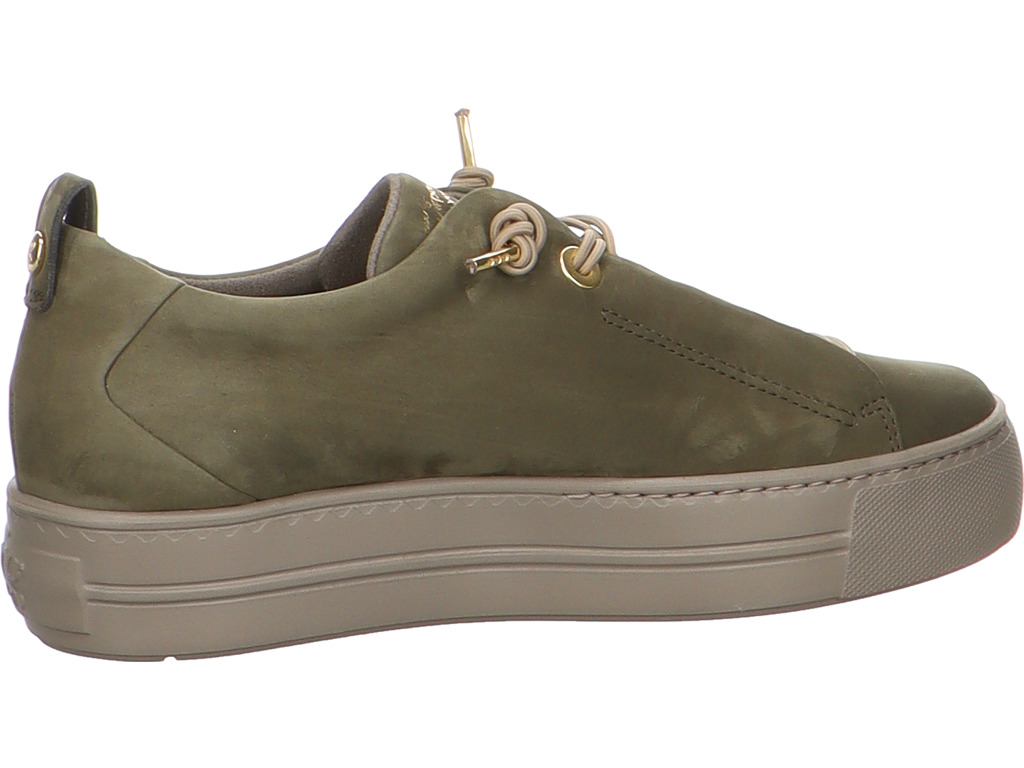 female Komfort Schnürer khaki 0072-5017-132/Pauls 37 von Paul Green